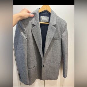 Everlane oversized women blazer size 0 XS grey